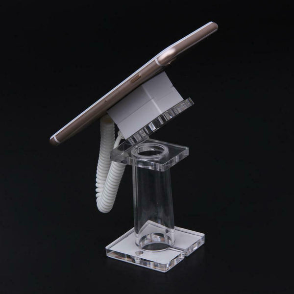 Oval-shaped Anti-theft Security Mobile Phone Display Stand Holder Spring #gib
