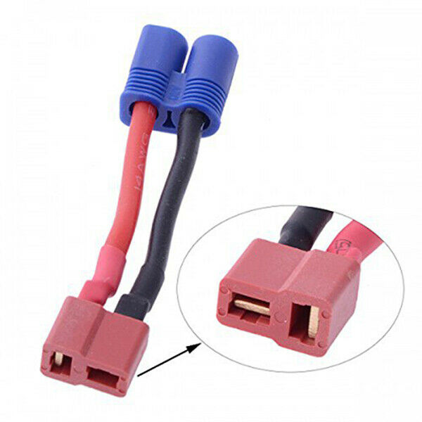 T-Plug (Deans Style) Female to Male EC3 Style Connector / Adapter (5pcs in  N7O7