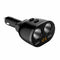 Fireproof Dual USB Car Charger One Point Two Car Cigarette Lighter Black sd KUZ