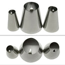 3pcs Peach Nozzle Decorating Pastry Tips Fondant Icing Nozzles Piping Bakewa Ew