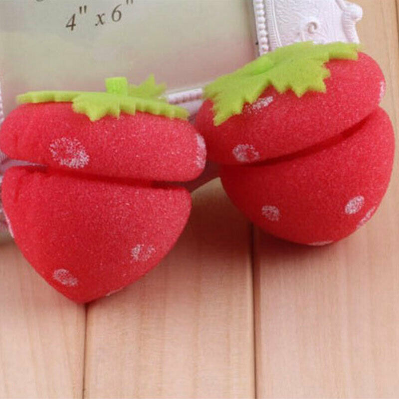 6Pcs Magic Hair Curlers Rollers Curler Soft Sponge Foam Balls Curling RolleS Ew