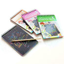 Art Magic Scraping Book Drawing Scratch Education Painting Paper Kid Toys C J1C5