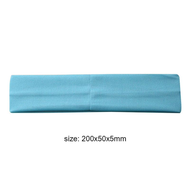 14pcs/set Pure Milk Silk Yoga Headband Sports Fitness Elastic Sweatband A