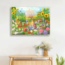 Garden 5D Diamond Painting DIY Full Round Drill Mosaic Rhinestone Drawing