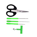 Baiting Needle Carp Fishing Bait Tool Kit 5 Piece Hook Load Rig Knot Puller JR