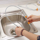 Hand Bendable Pressure Sewers Clip Device Drain Dredge Pipeline Hook (85cm) A
