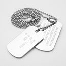 Descendants of the Sun Song Joong Ki Korean Army Card Pendant Necklace
