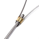 1Xfly tying tool stainless steel tying bobbins stainless steel+brass material lj