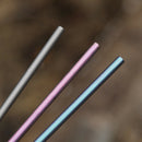 Pure Titanium Straws Kitchen Outdoor Camping Drinking Gift Straws Purple Gr