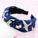 Boho Wide Headband Knot Turban Hair Hoop Wrap For Women Flower,Stripe,Polka Dot