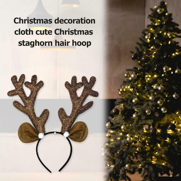 Christmas Reindeer Antlers Headband Hook for Adults Kid Gift Head Accessory #gib