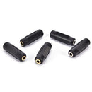 Stereo3.5mm 1/8" Aux Female to FemaleF/F Jack Audio Coupler Adapter Converter Kw
