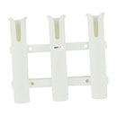 1PAIR 3 POLE TUBE RACK FISHING ROD HOLDER ORGANISER W/ MOUNTING BRACKET