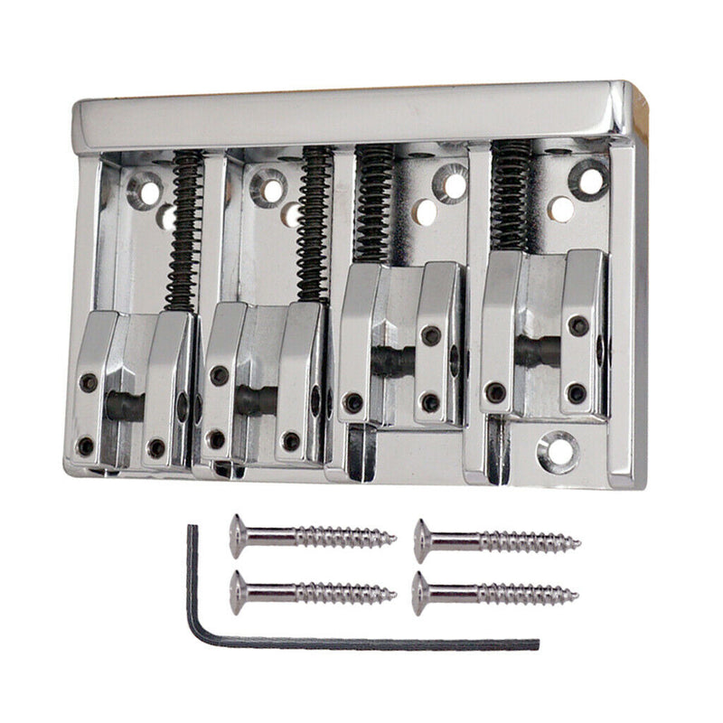 Exquisite 4 String Electric Bass Guitar Bridge Tailpiece Musical Instrument