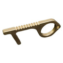4 Pieces Portable Metal No Touch Door Opener Safety Button Handle Key Tool