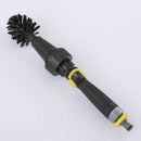 Auto Water Powered Car Wheel Brush Tire Rim Scrub Hard Soft Wash Cleaning Tool