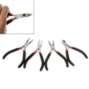 5Pcs Jewellery Mini Pliers Tools Kit Cutter Chain Round Bent Nose Beading D3N7
