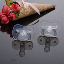 1 Pcs Newborns Baby Pacifiers Safety Soft Silicone Bite Gags Pacifier Care SPTOC