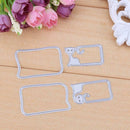 4pcs Cat Message Box Metal Cutting Die Scrapbooking Stencil DIY Album Decor