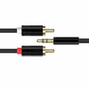 Jack 3.5mm to 2 RCA Audio Cable AUX Splitter 3.5mm Stereo Male to Male RCA