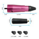 1X(Electric Rivet Nut Machine Riveting Tool Cordless Riveting Drill Adapter