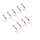 9Pcs Assist Hooks Stainless Steel Jigging Fishing Hook with Line 10#/13#/15#