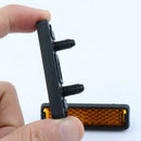10x Cycling Foot Pedal Reflector Bike Bicycle Night Warning Safe Light Anti-rust