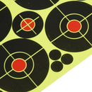160Pcs 2 Inch Reactive Splatter Glow Florescent Paper Target for Hunting Ar V5Y4