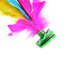Colorful China Jianzi Footbal Foot Kick Chicken Feather Shuttlecock For Fitnes@