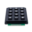 4 X 3 Matrix Keyboard Keypad Module with 12 Keys 43 Plastic Keys Switch for