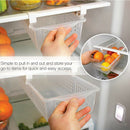 Space Saver Storage Freezer Organizer Box Basket Rack Holder Fridge Shelf