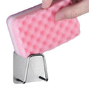 Dish Cloths Steel Rack Sponge Holder Clip Rag Storage Rack Kitchen Org ODI