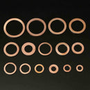 Solid Copper Washers Set Ring Gasket Sump Oil Plug Seal Fastener Accessory New