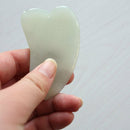 Wonderful Chinese Natural Jade Scraping Plate Gua Sha Face Body Massager gau