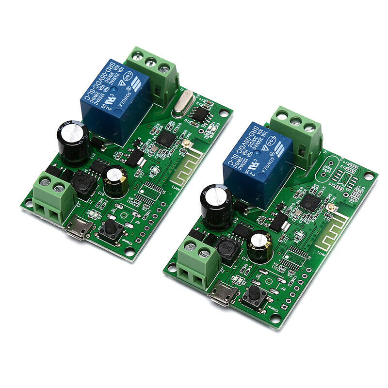 5V-12V Self-locking Sonoff WiFi Wireless Smart Switch Relay Module APP Cont FT
