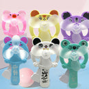 Manual Hand Press Animal Shape No Battery Mini Fan Kids Handheld PortableS Bj