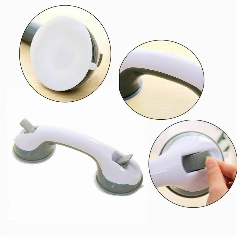 Bathroom Shower Tub Room Super Grip Suction Cup Safety Bar Grab Handrail. Y5K8