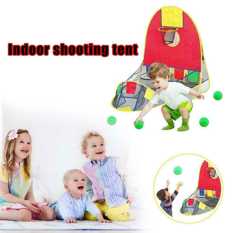 Foldable Sports Basketball Tent Game Basket Shooting duty Ball Tent Fun M8B9