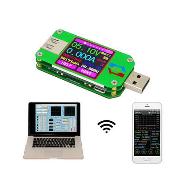 UM24 USB 2.0 Color Display Voltmeter Ammeter Meter Current Voltage Test
