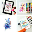 6pcs Water Color Brush Pens Water Brush Pens for Artist Watercolor Painting
