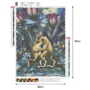 5D DIY Full Drill Diamond Painting Cross Stitch Embroidery Kit (Frog05)