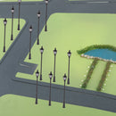 40Pcs Mini Street Light Post Models Streetlight for Modeling HO OO Scale