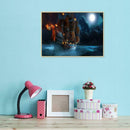 5D DIY Full Drill Diamond Painting Lighting Ship Cross Stitch Embroidery