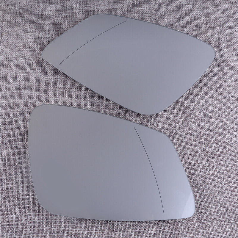 Pair Door Side Rearview Wing Mirror Glass Fit For BMW 1 2 3 4 Series X1 i3 Clear