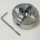 Four 4 Jaw Chuck Z011A For Metal Mini Lathe M12X1Mm Threaded Back 1.8~56Mm/