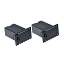 6pcs Black 9v Battery Holder/case/box Compartment Cover Case Guitar&bass Pi Z1I8
