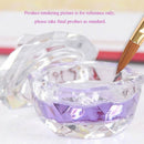 2pcs Glass Crystal Bowl Cup Dappen Dish Arcylic Nail Art Liquid Powder Con HYK
