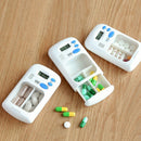 Portable Pill Reminder Drug Alarm Timer Electronic Box Organizer LED Displ^