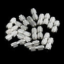 20 pcs Metal Screw Barrel Clasps Connector Beads For Jewelry Making V9L7
