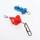 10 Pieces Impact Bait Fishing Release Clips Fishhook Remover Bait Locking Blue &